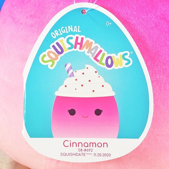 Squishmallow Cinnamon the Milkshake 8" UltraSoft Stuffed Food Plush Toy NWT - Picture 9 of 11